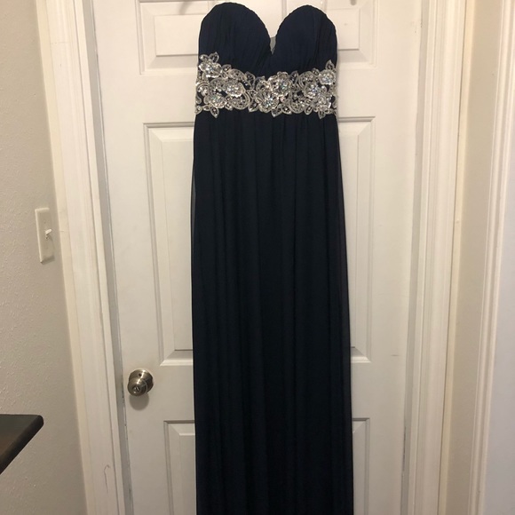 Navy Blue Formal Dress - Picture 1 of 2